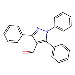 1,3,5-triphenylpyrazole-4-carbaldehyde structure