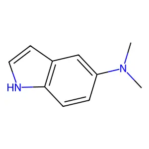 N,N-dimethyl-1H-indol-5-amine structure