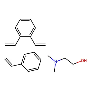 1,2-bis(ethenyl)benzene;2-(dimethylamino)ethanol;styrene structure