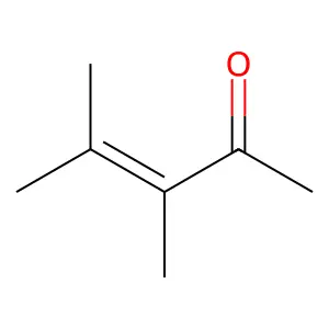 3,4-DIMETHYL-3-PENTEN-2-ONE structure