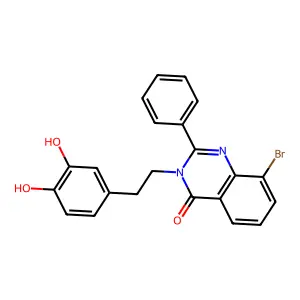 Compound C22H17BrN2O3 structure