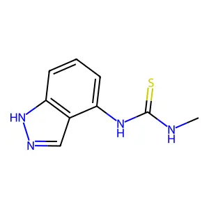1-(1H-indazol-4-yl)-3-methylthiourea structure