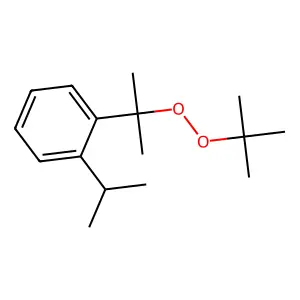 1-(2-tert-butylperoxypropan-2-yl)-2-propan-2-ylbenzene structure