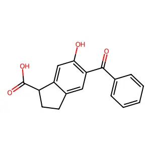 Oxindanac structure
