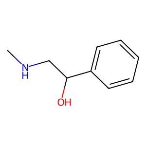 N-methylphenylethanolamine structure