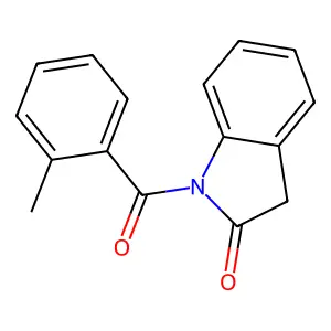 1-(2-methylbenzoyl)-3H-indol-2-one structure