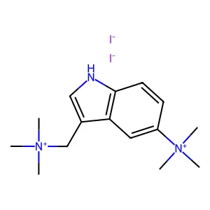 Compound C15H25I2N3 structure