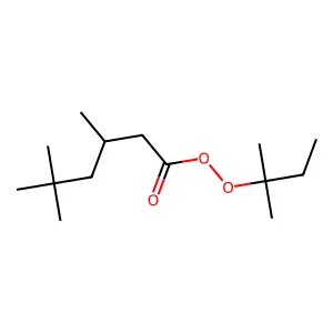 1,1-Dimethylpropyl 3,5,5-trimethylhexaneperoxoate structure
