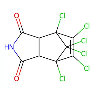 Compound C9H3Cl6NO2 structure