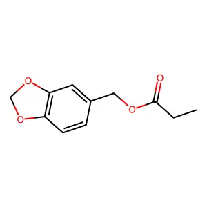 1,3-benzodioxol-5-ylmethyl propanoate structure