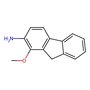 Fluoren-2-amine, 1-methoxy- structure