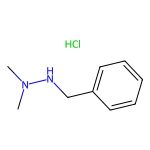 1,1-Dimethyl-2-benzylhydrazine, hydrochloride structure