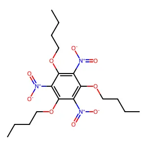 1,3,5-Tributoxy-2,4,6-trinitrobenzene structure