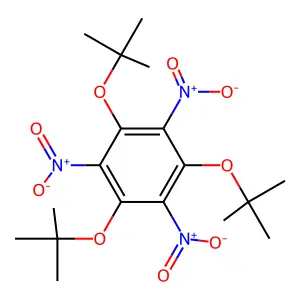 1,3,5-Tri-t-butoxy-2,4,6-trinitrobenzene structure