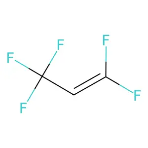 1,1,3,3,3-Pentafluoropropene structure