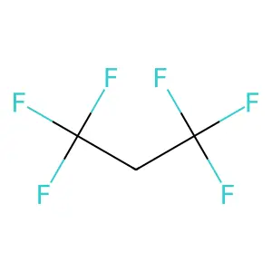 1,1,1,3,3,3-Hexafluoropropane structure