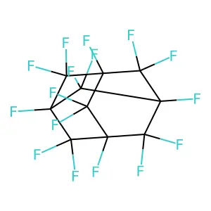 Perfluoroadamantane structure