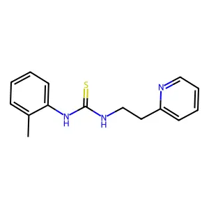 1-(2-methylphenyl)-3-(2-pyridin-2-ylethyl)thiourea structure