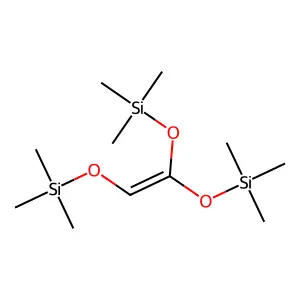 1,2-bis(trimethylsilyloxy)ethenoxy-trimethylsilane structure