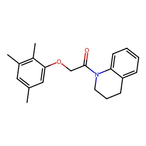 1-(3,4-dihydroquinolin-1(2H)-yl)-2-(2,3,5-trimethylphenoxy)ethanone structure