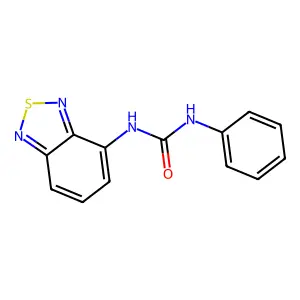 1-(2,1,3-benzothiadiazol-4-yl)-3-phenylurea structure