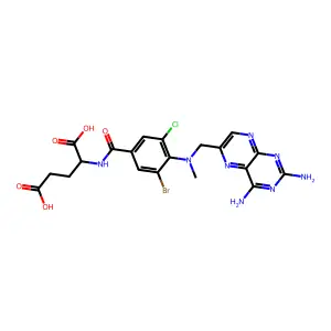 Bromochloromethotrexate structure
