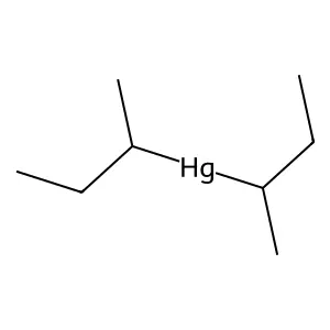 MERCURY, DI-sec-BUTYL- structure