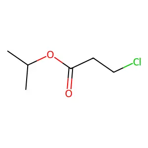 Isopropyl 3-chloropropionate structure