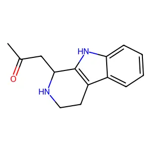 1-(2,3,4,9-tetrahydro-1H-pyrido[3,4-b]indol-1-yl)propan-2-one structure