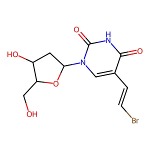 Brivudine structure