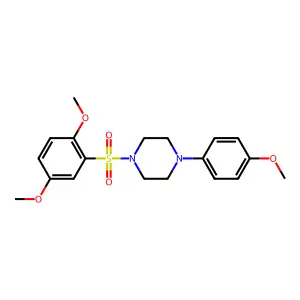 1-(2,5-dimethoxyphenyl)sulfonyl-4-(4-methoxyphenyl)piperazine structure