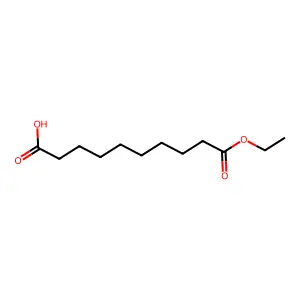 10-ethoxy-10-oxodecanoic acid structure