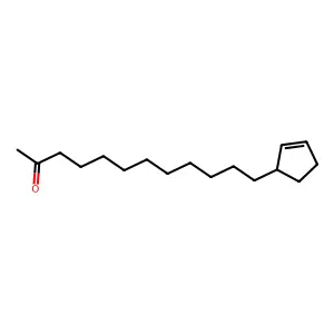 (+)-12-(2-Cyclopenten-1-yl)-2-dodecanone structure