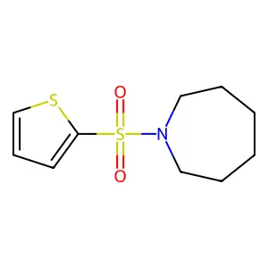 1-(2-thienylsulfonyl)azepane structure