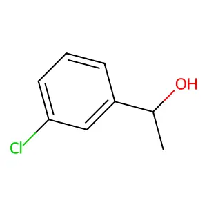 1-(3-chlorophenyl)ethanol structure