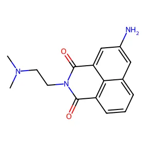 Amonafide structure