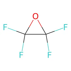 Tetrafluorooxirane structure