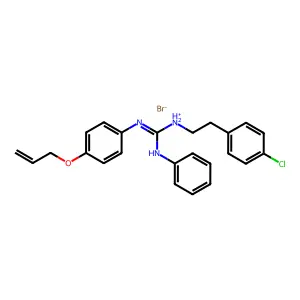 Compound C24H25BrClN3O structure