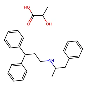 Prenylamine lactate structure