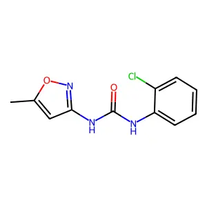 1-(2-chlorophenyl)-3-(5-methyl-1,2-oxazol-3-yl)urea structure
