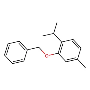 Benzyl thymyl ether structure