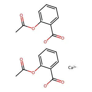 Aspirin calcium structure