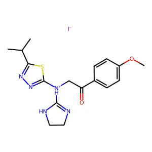 Compound C17H22IN5O2S structure