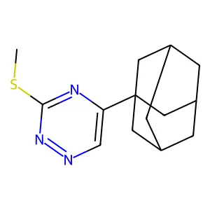as-Triazine, 5-(1-adamantyl)-3-(methylthio)- structure