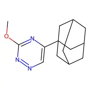 as-Triazine, 5-(1-adamantyl)-3-methoxy- structure