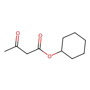 Cyclohexyl 3-oxobutanoate structure