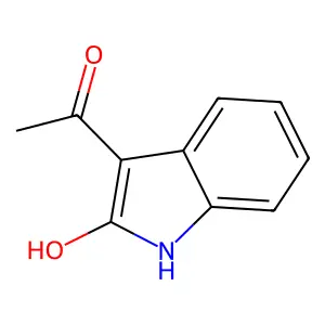 1-(2-hydroxy-1H-indol-3-yl)ethanone structure