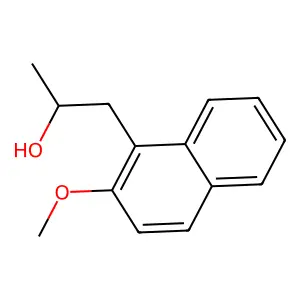 1-(2-methoxynaphthalen-1-yl)propan-2-ol structure