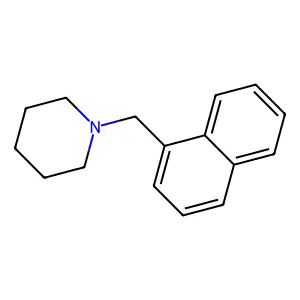 1-(1-Naphthylmethyl)piperidine structure