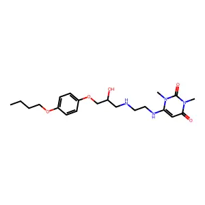 Pirepolol structure